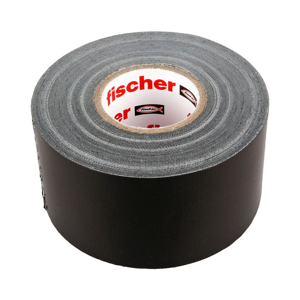 Fita Adesiva FISCHER GOW Gewebeband UNIVERSAL TAPE STRONG / 25m x 48mm / Preto / 1780428_0