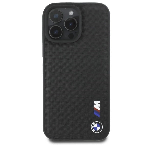 BMW Smooth Rubber Logo iPhone 16 Pro Max Case - Black_2