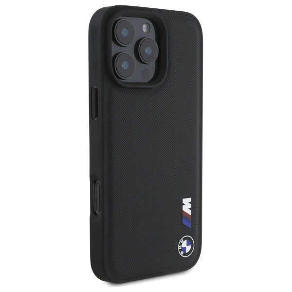 BMW Smooth Rubber Logo iPhone 16 Pro Max Case - Black_3
