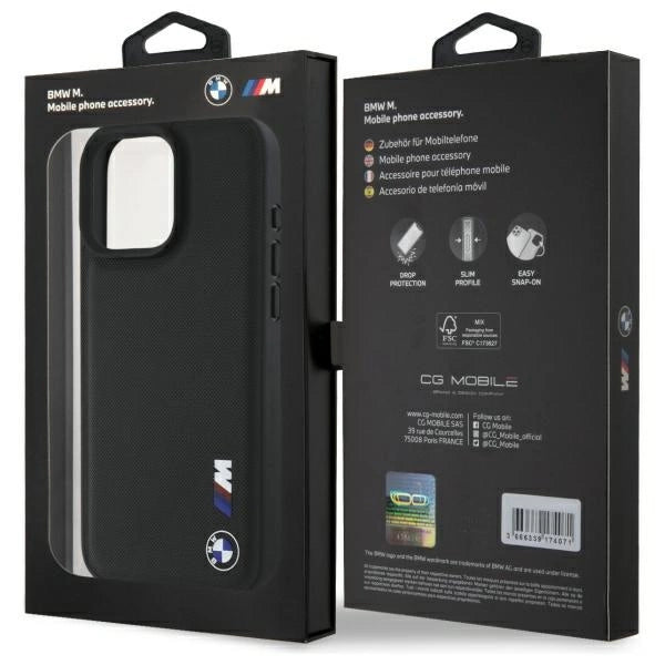 BMW Smooth Rubber Logo iPhone 16 Pro Max Case - Black_7