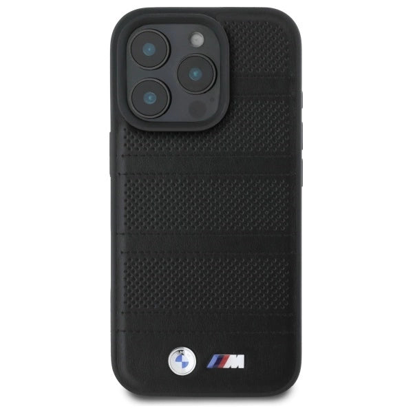 BMW M Perforated And Stitched Line MagSafe case for iPhone 16 Pro Max - black_2