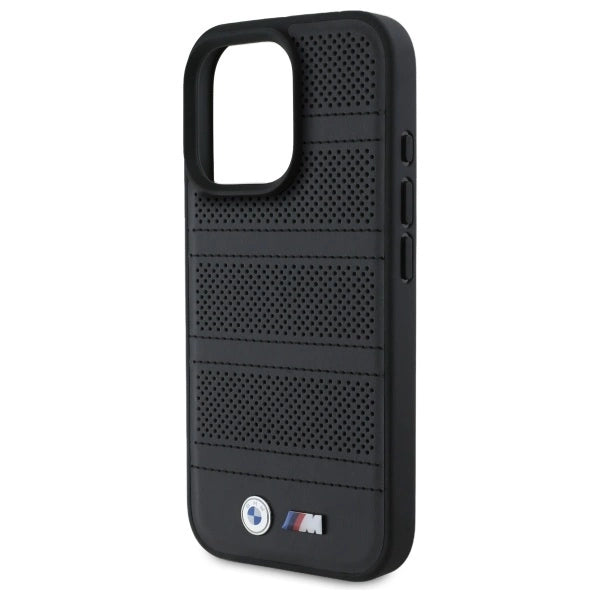 BMW M Perforated And Stitched Line MagSafe case for iPhone 16 Pro Max - black_5