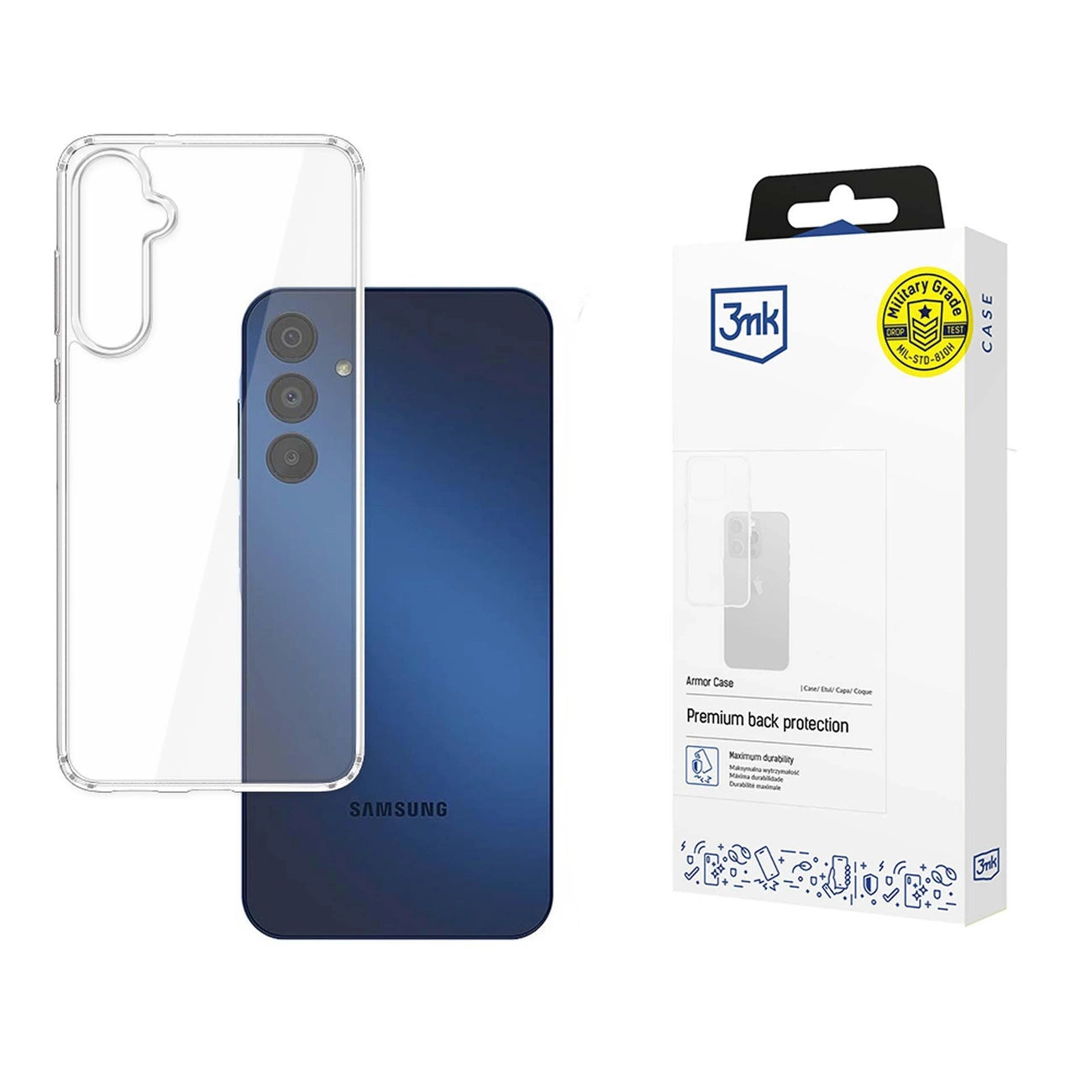3mk Armor Case for Samsung Galaxy A16 - Transparent_0