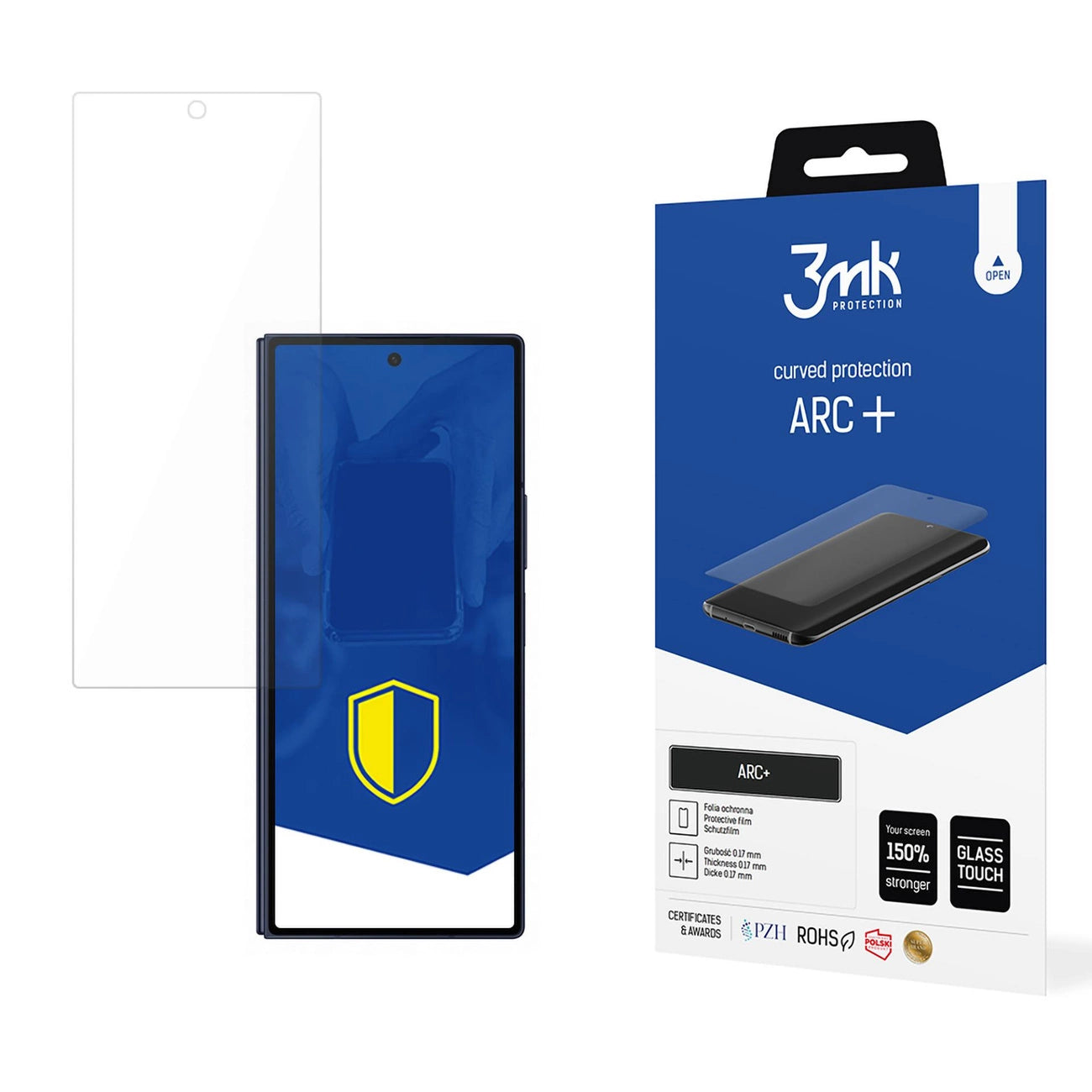 Protective film 3mk ARC+ for Samsung Galaxy Z Fold 6 (front)_0
