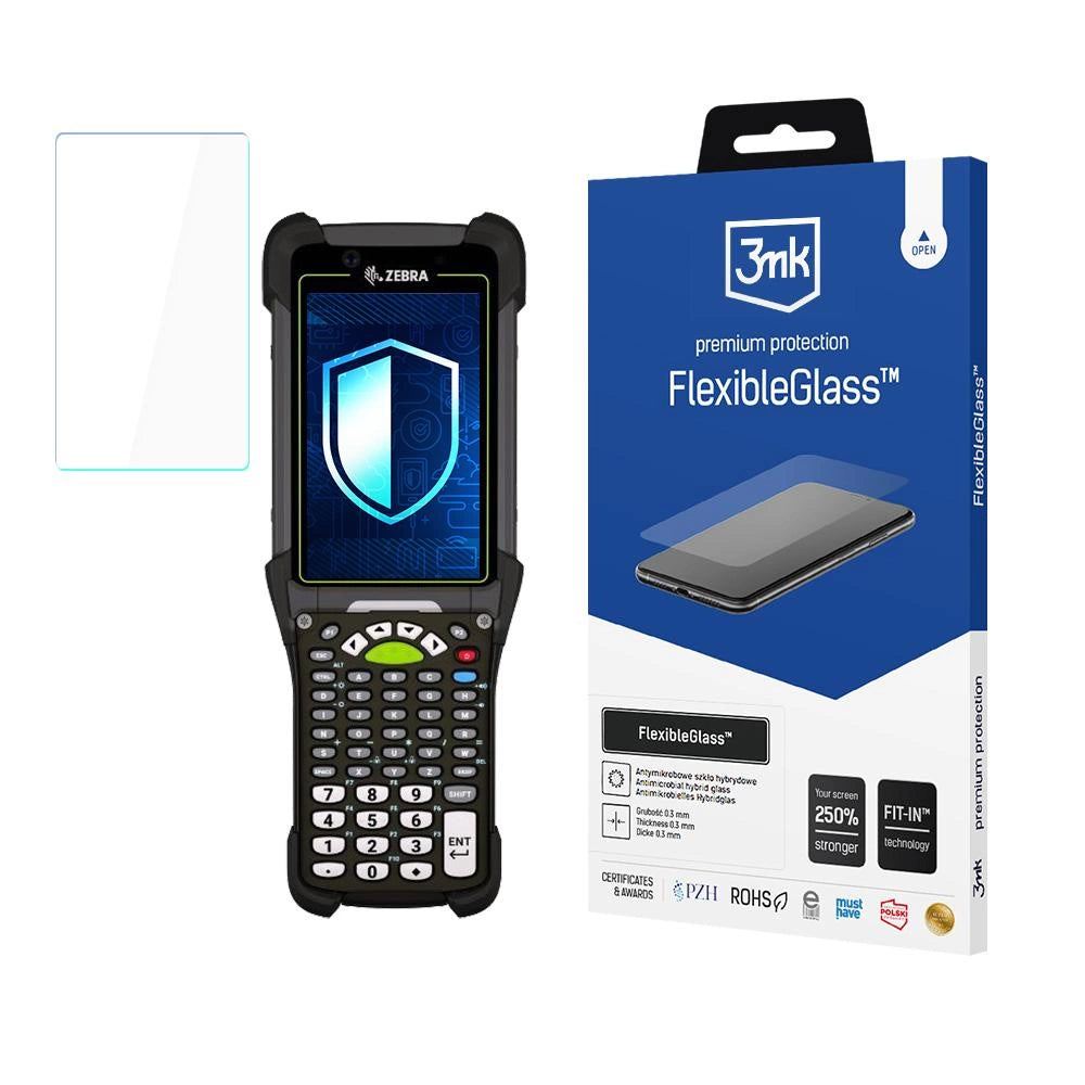 Hybrid glass 3mk FlexibleGlass on Zebra MC92_0