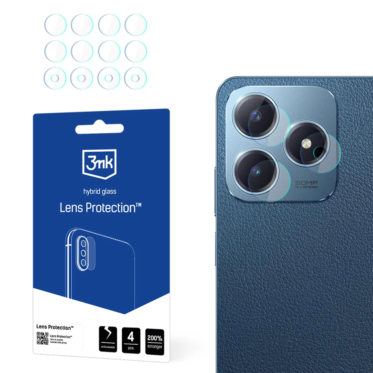 Camera Cover 3mk Lens Protection for Realme C63_0