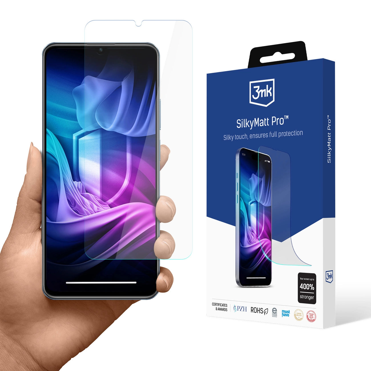 Matte protective film 3mk Silky Matt Pro for Realme C63_0
