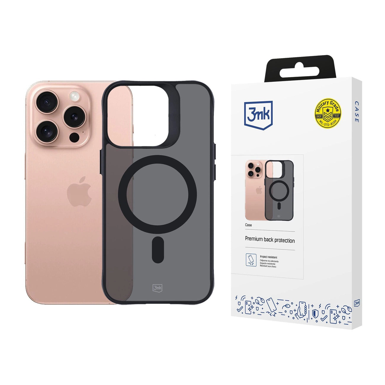 3mk Smoke MagCase case with MagSafe for iPhone 16 Pro_0