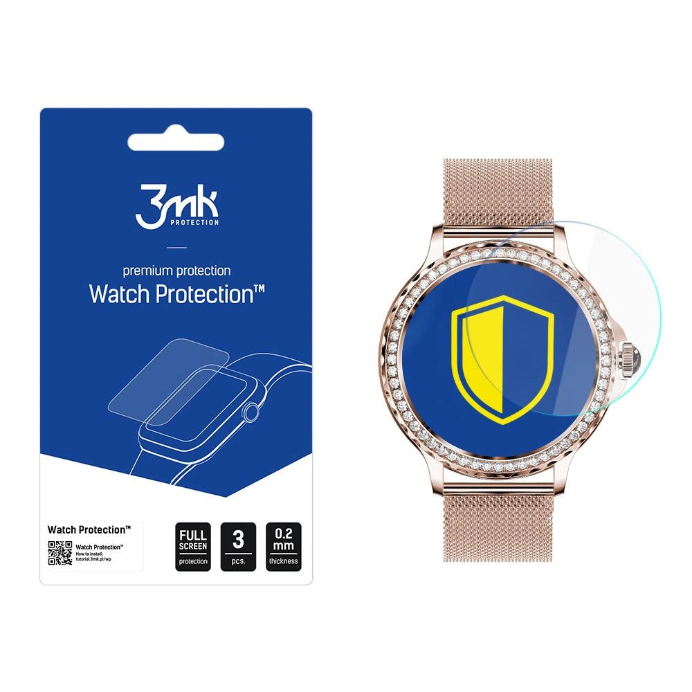 Smartwatch screen protector 3mk Watch Protection FlexibleGlass for Rubicon RNCF19_0