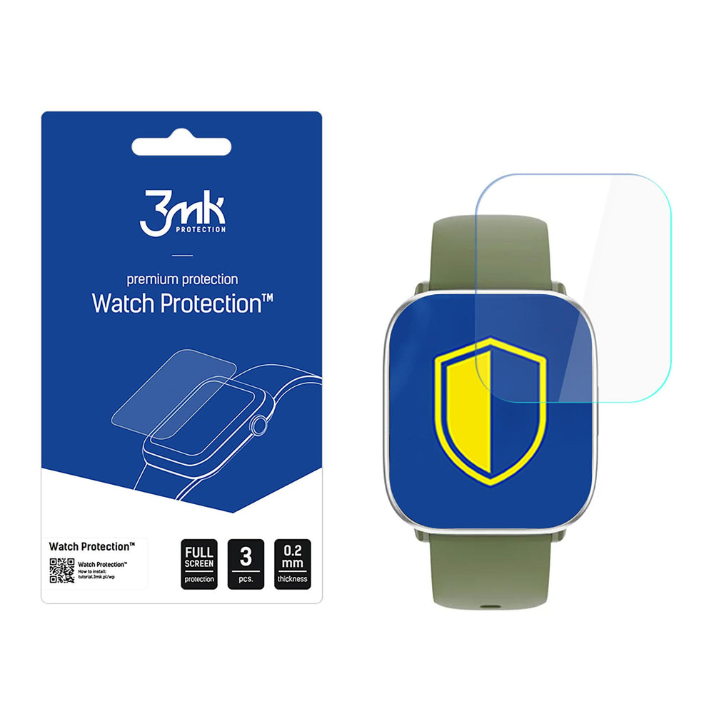 Protective film for the 3mk Watch Protection ARC smartwatch screen on myPhone Watch Pastel_0