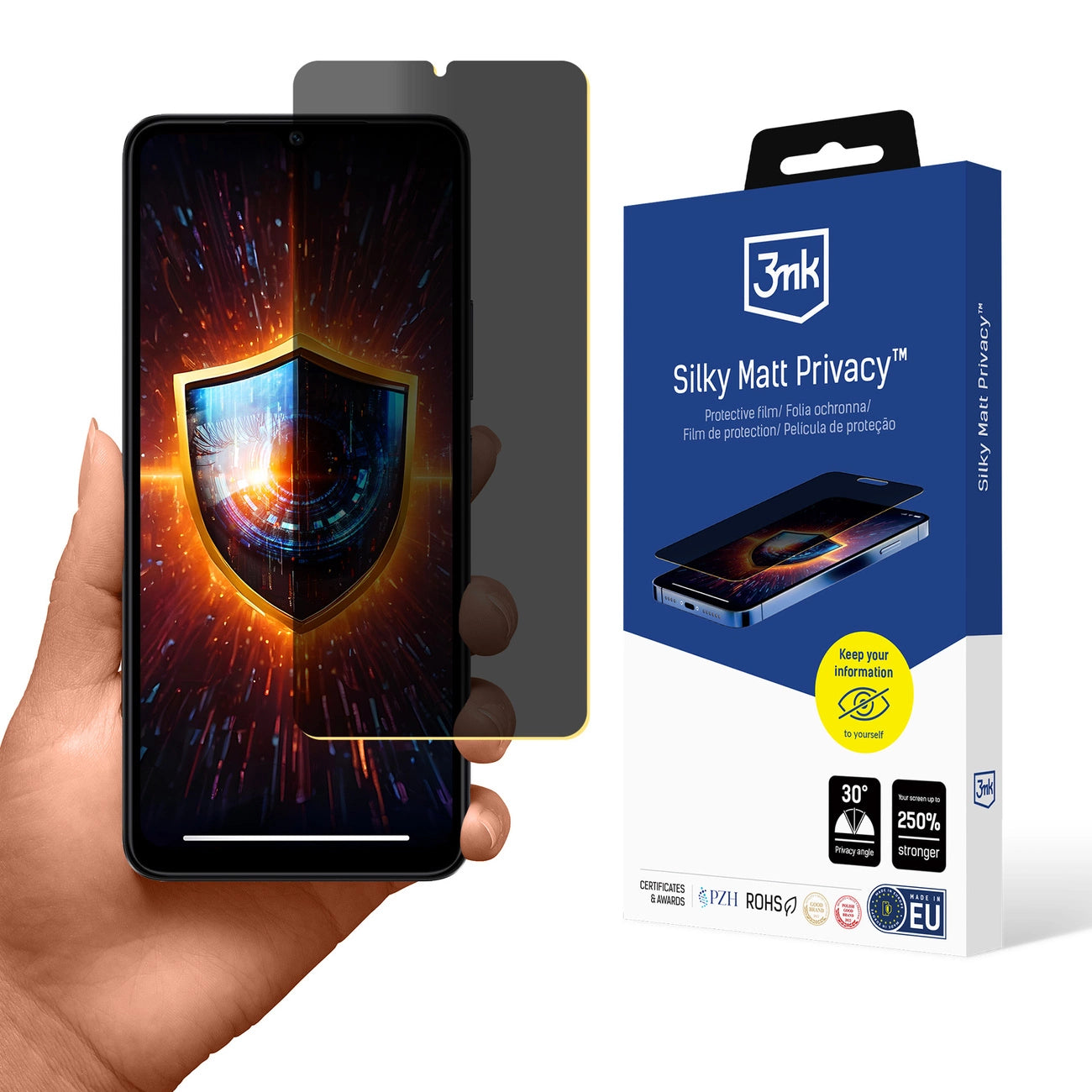 Privacy Film 3mk Silky Matt Privacy for Xiaomi Redmi A3_0