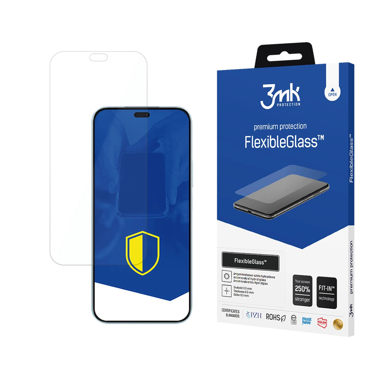 Tempered glass 3mk FlexibleGlass for Honor 200 Lite_0