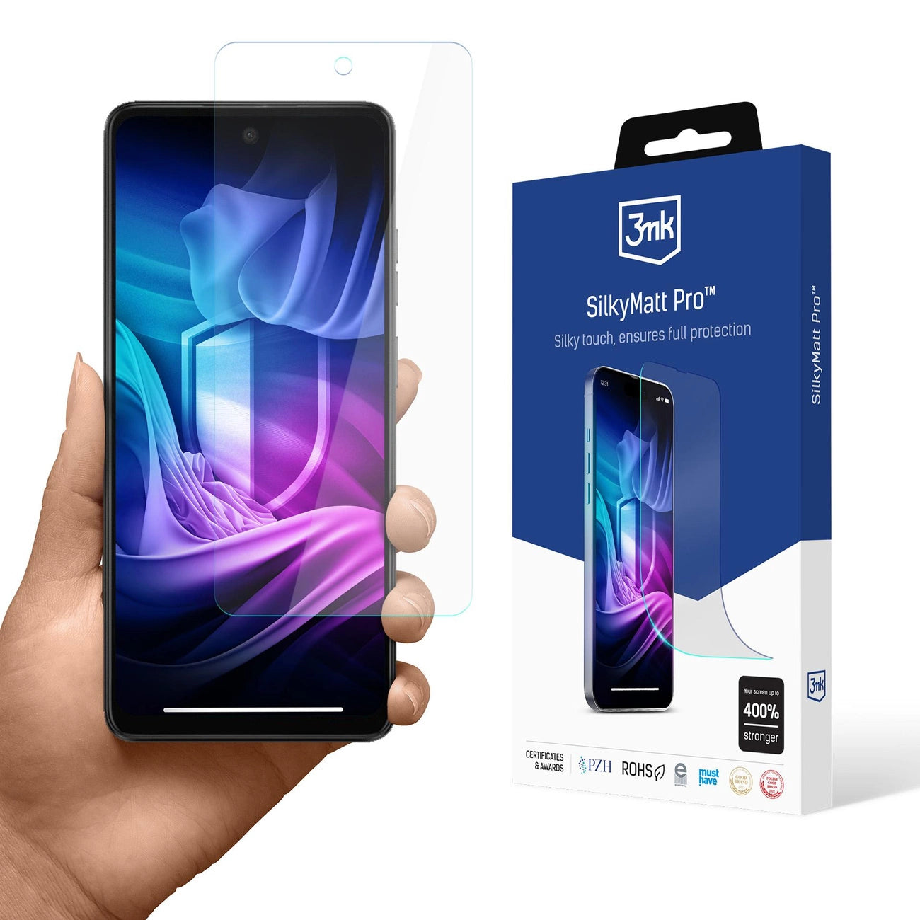 Protective film matte 3mk Silky Matt Pro for Motorola Moto E14_0