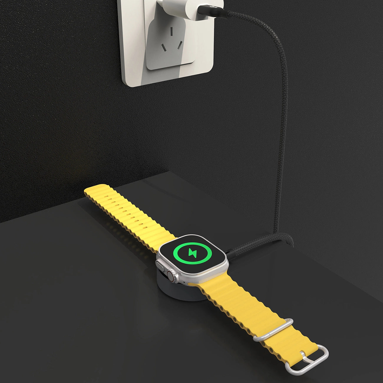 Dudao A12C Inductive Charger for Apple Watch 1.2m - Black_3