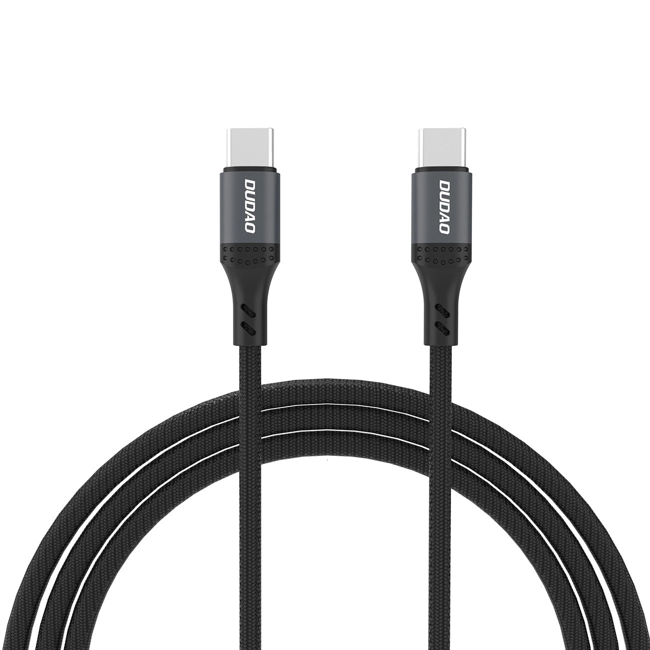 Dudao L3CC USB-C - USB-C 60W 1.2m Braided Cable - Black_0