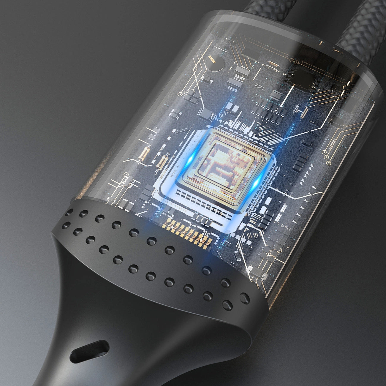 Dudao L3E 3 in 1 60W MicroUSB USB-C Lightning Cable 1.2m - Black_5