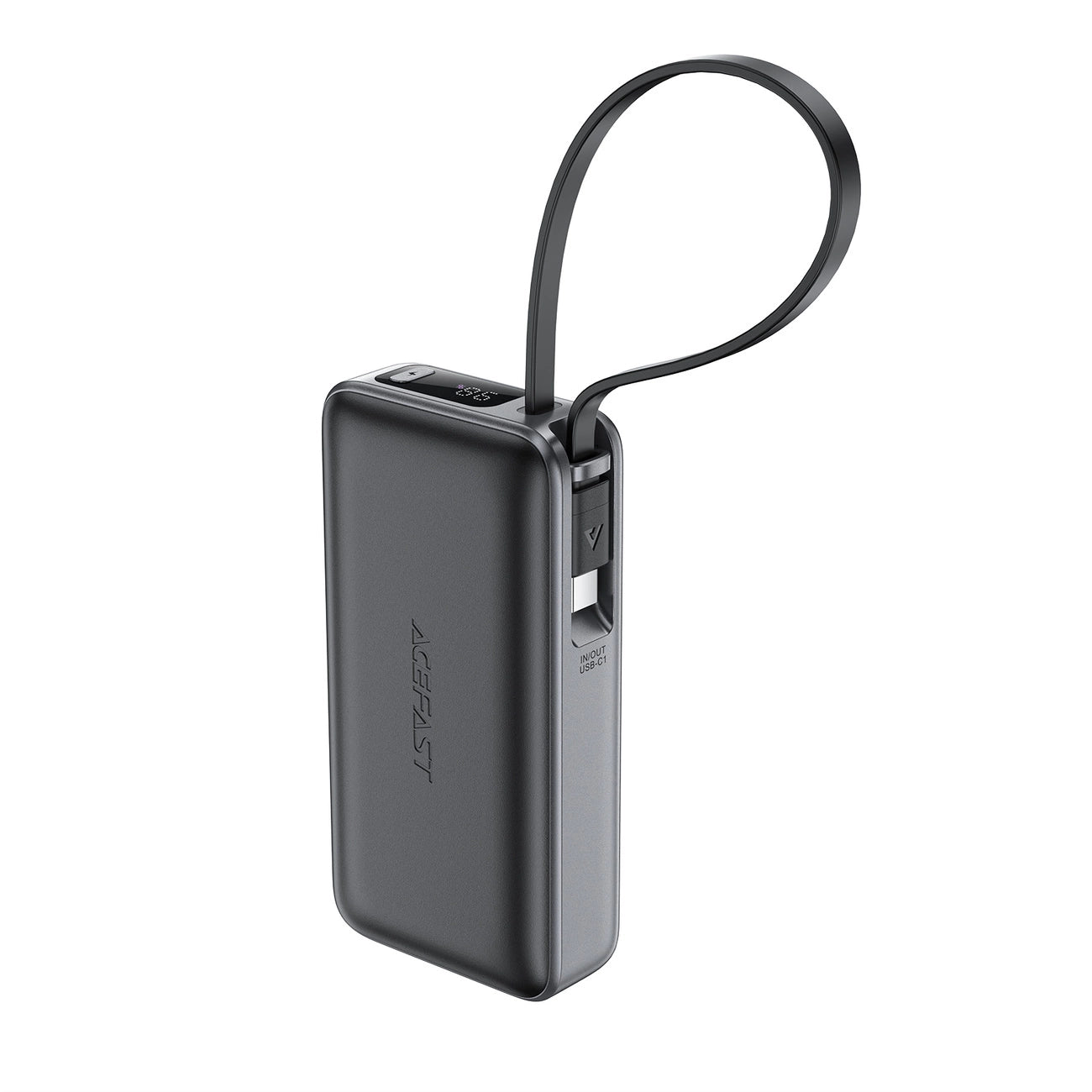 Acefast M7-10000 PD30W Powerbank with Built-in Cable - Black_2