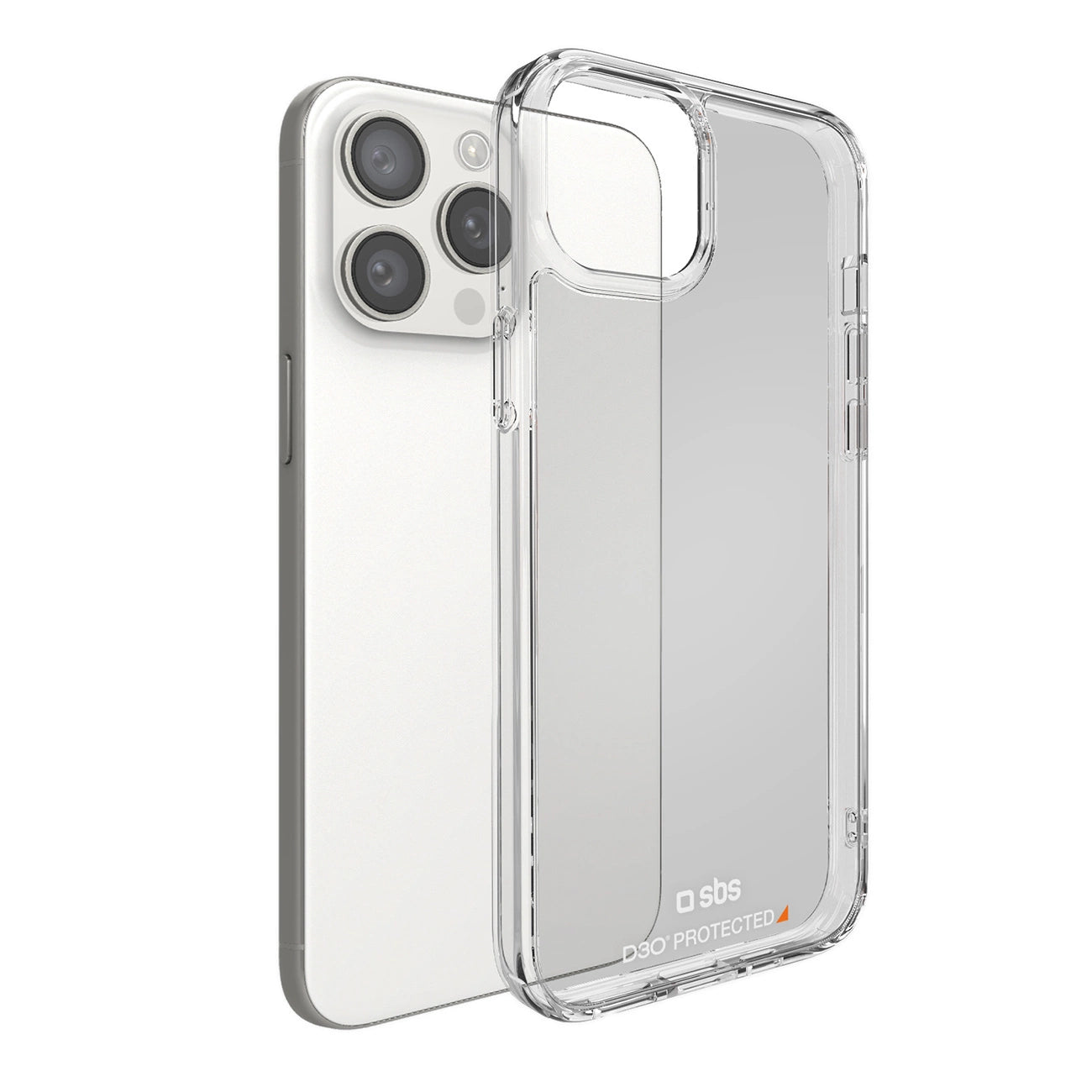 SBS D3O iPhone 15 Pro Case - Transparent_1