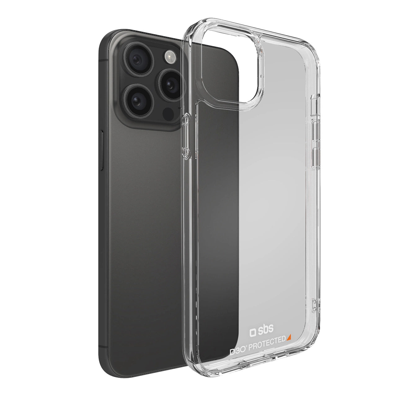 SBS D3O iPhone 15 Pro Max Case - Transparent_1