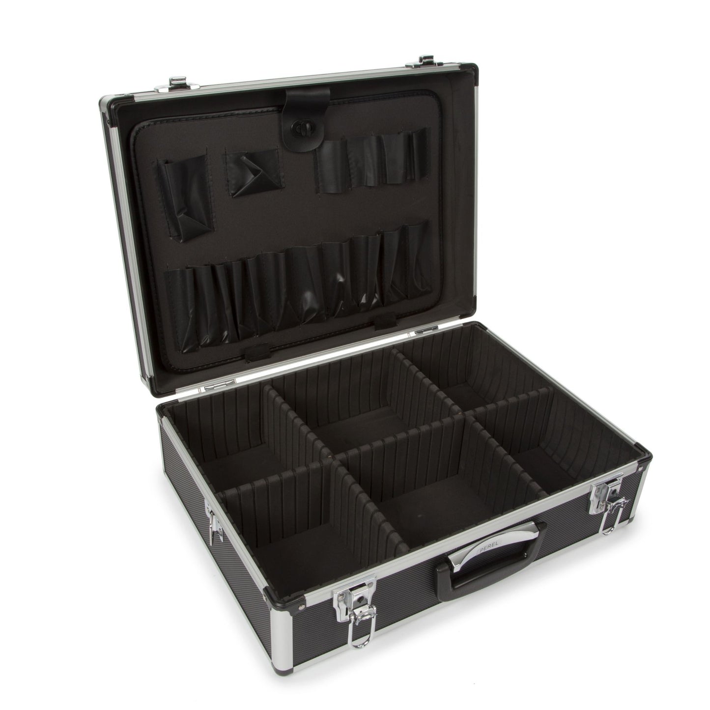 Caixa de Ferramentas em Alumínio - 455 x 330 x 152 mm - 22,8 L - Preto_0