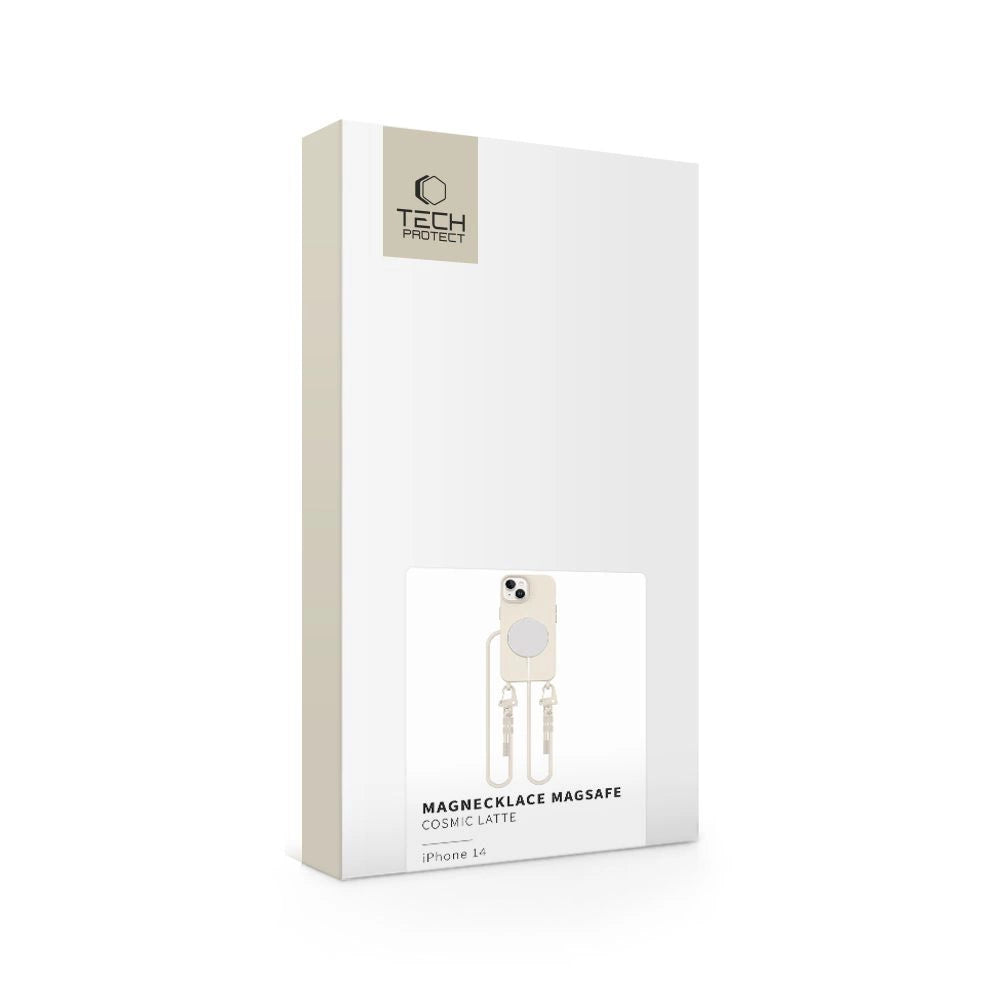 Tech-Protect MagNecklace MagSafe iPhone 14 Case - Beige_5