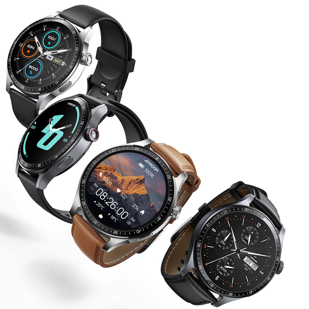 Joyroom Classic Series JR-FC2 Pro Smartwatch with Call Answering Function - Dark Gray_22