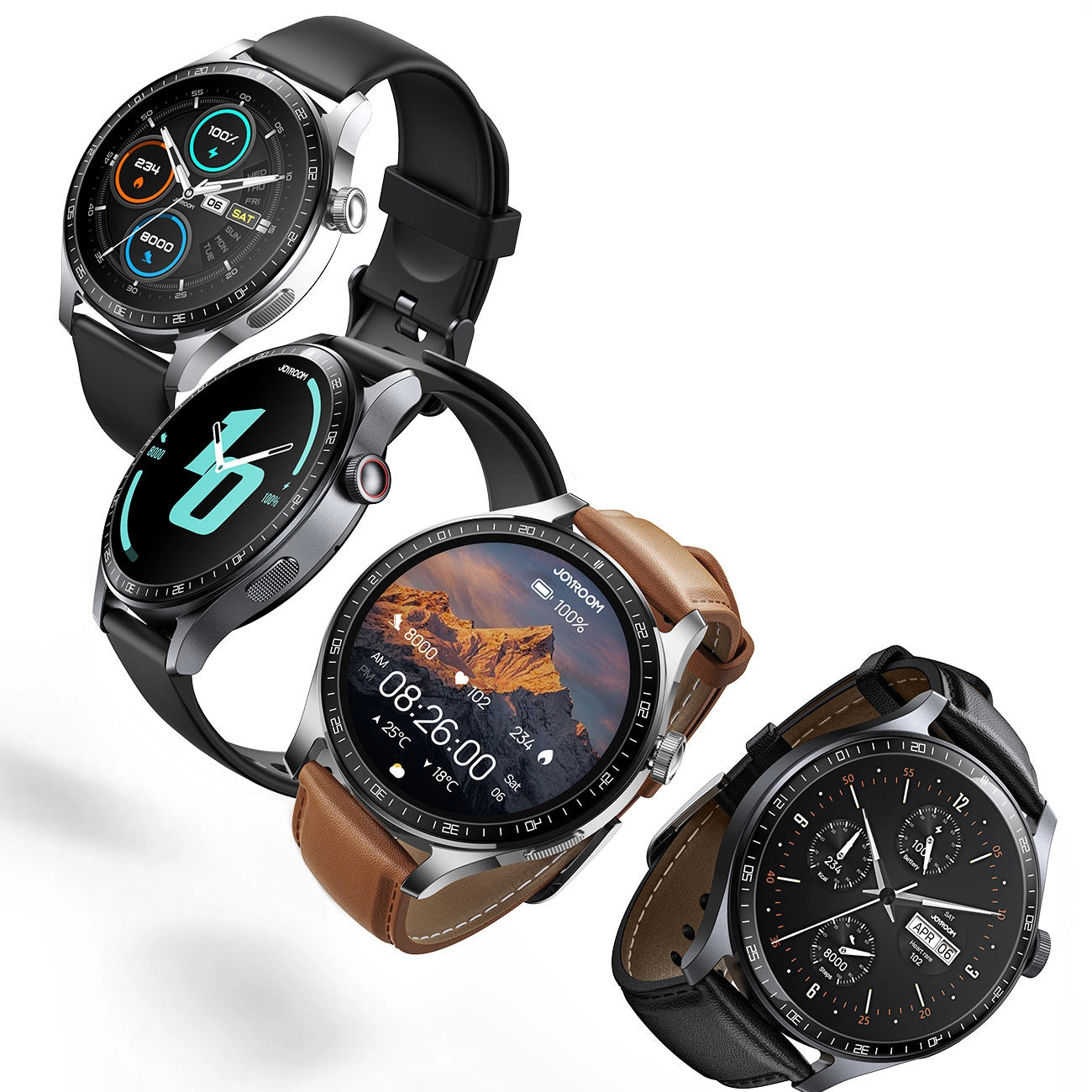Joyroom Classic Series JR-FC2 Pro Smartwatch with Call Answering Function - Silver_16