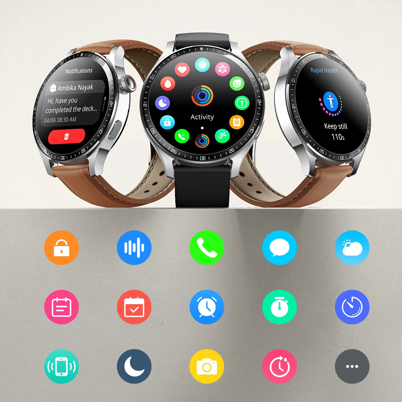 Joyroom Classic Series JR-FC2 Pro Smartwatch with Call Answering Function - Silver_18