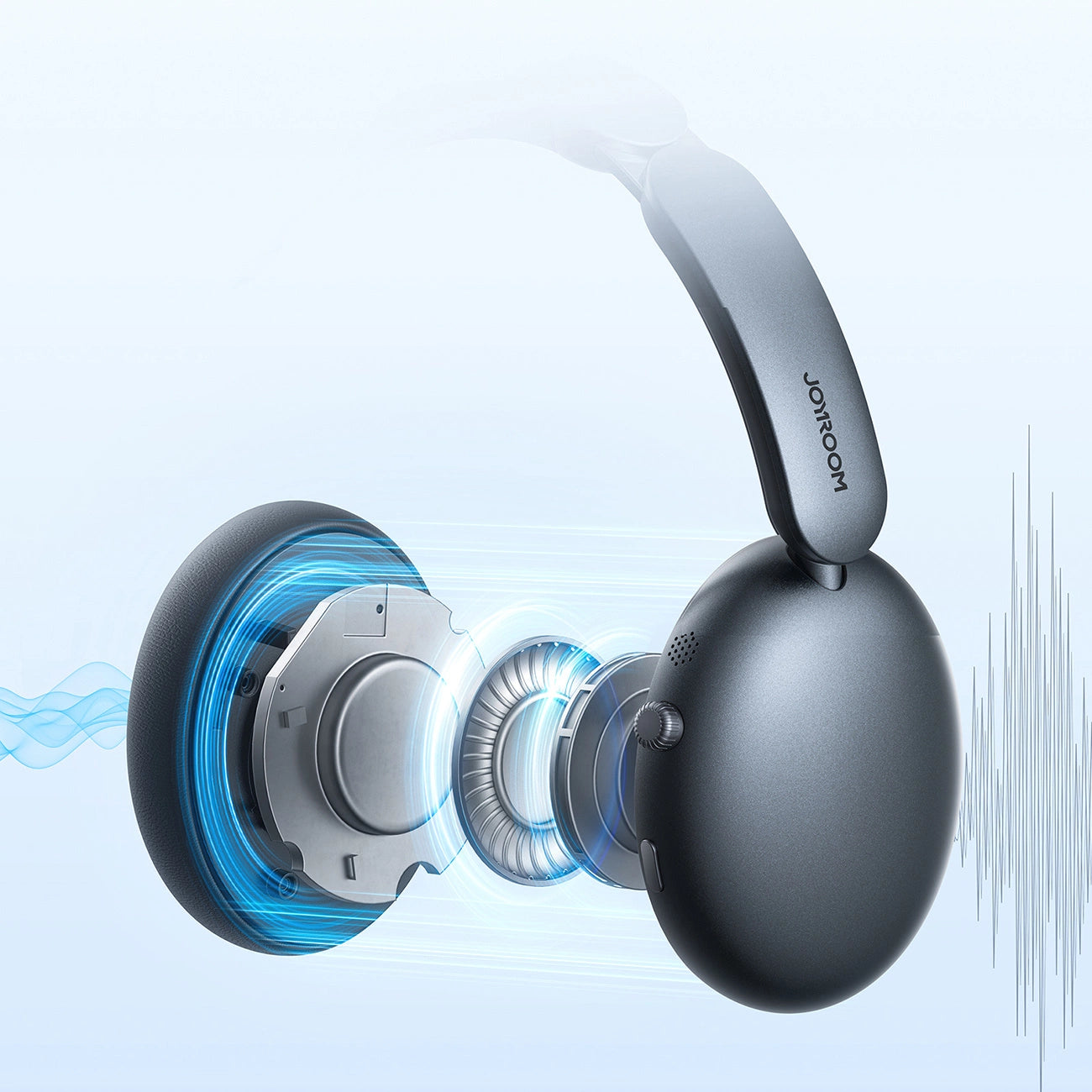 Joyroom J-Head Series JR-JH1 Wireless Headphones with ANC Bluetooth - Black_7