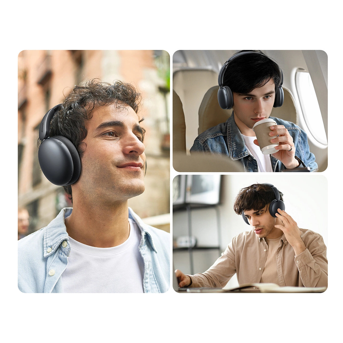 Joyroom J-Head Series JR-JH1 Wireless Headphones with ANC Bluetooth - Black_8