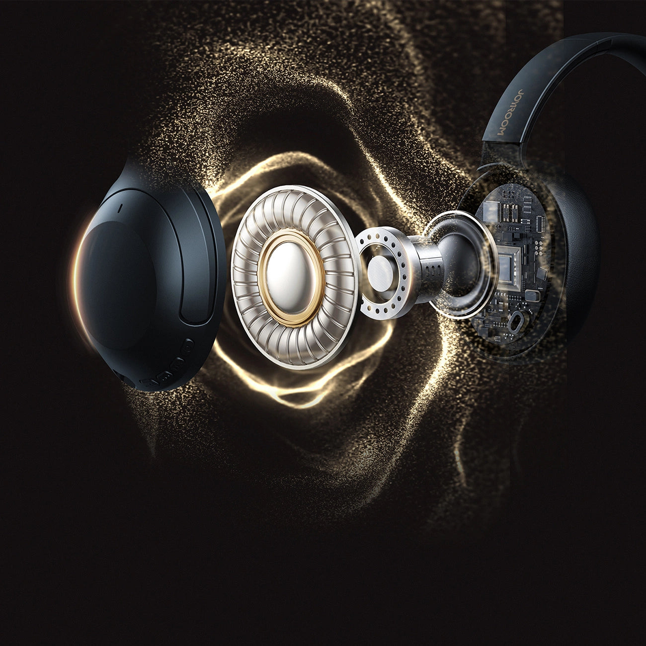 Joyroom J-Head Series JR-JH2 Wireless Headphones with ANC Bluetooth - Black_16