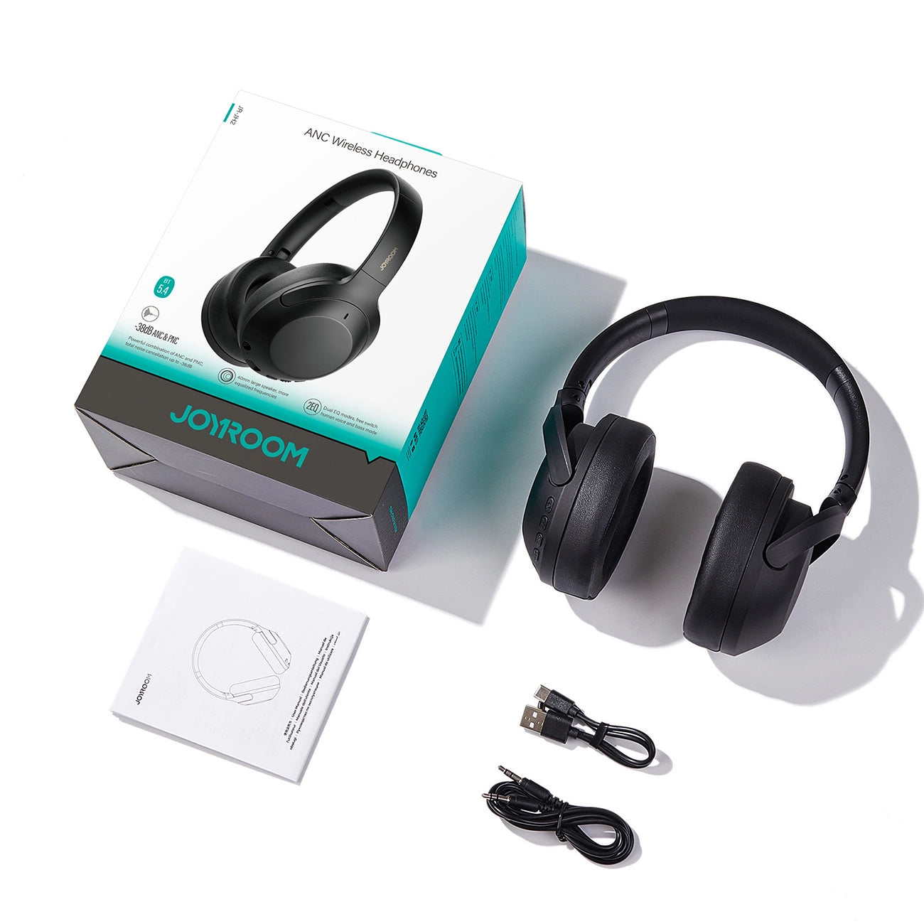 Joyroom J-Head Series JR-JH2 Wireless Headphones with ANC Bluetooth - Black_14