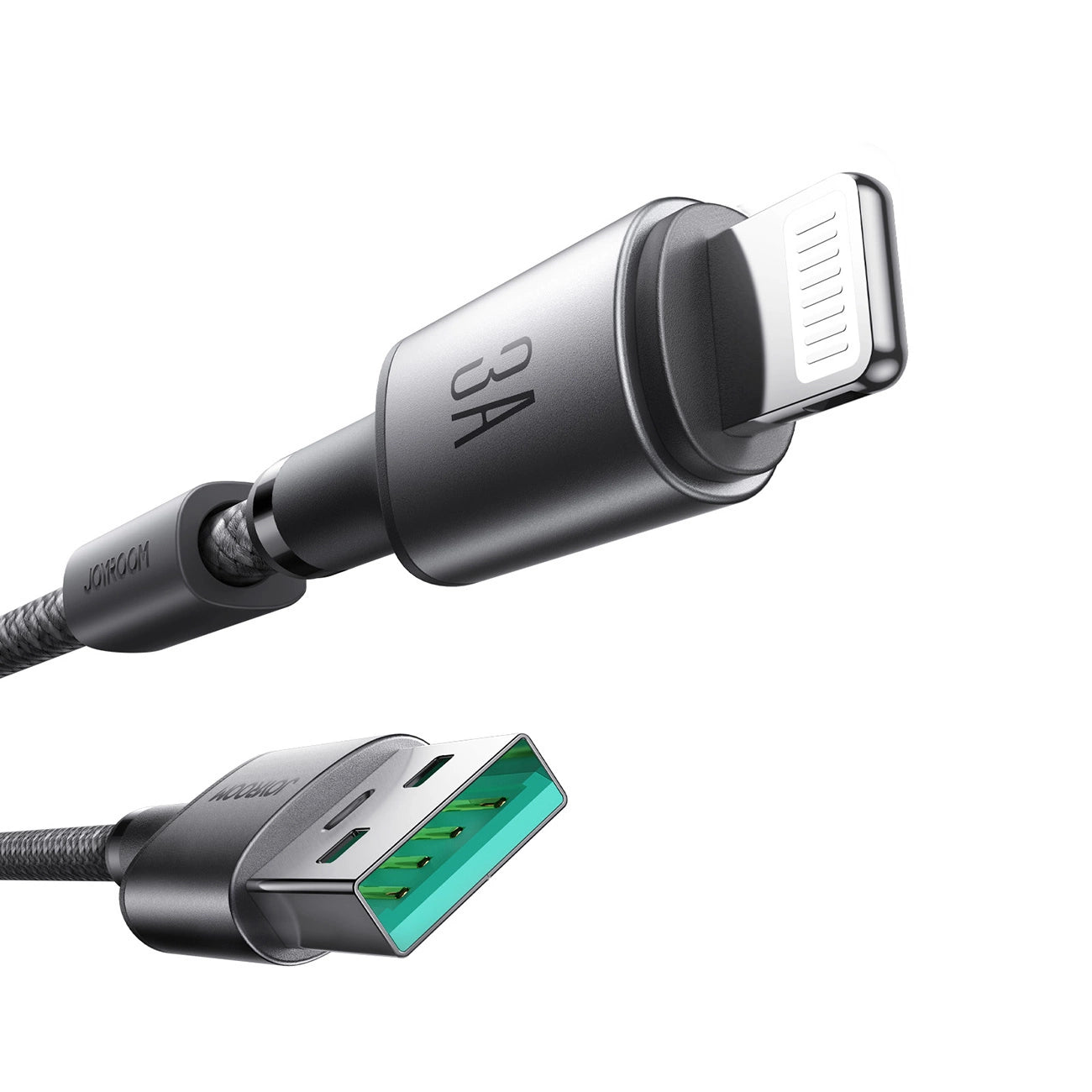 Joyroom S-A50 Unlimited Series 3A USB-A - Lightning Cable with Magnetic Organizer 1.2m - Gray_4