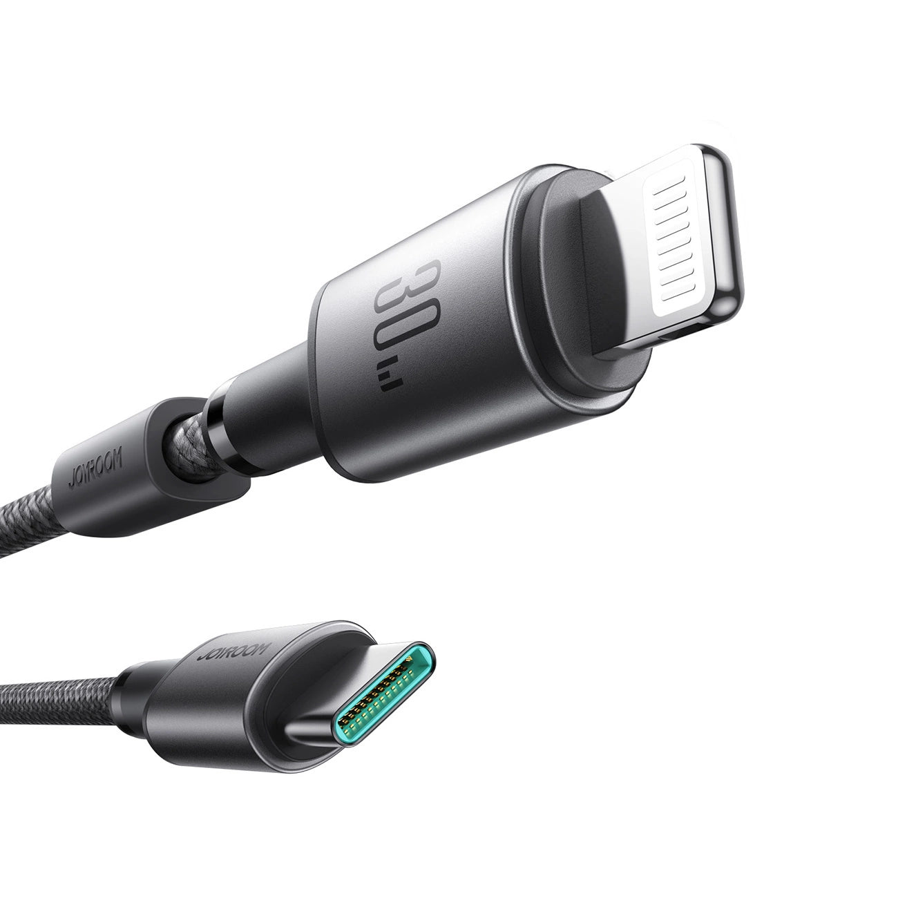 Joyroom S-A50 Unlimited Series 60W USB-C - Lightning Cable with Magnetic Organizer 1.2m - Gray_6