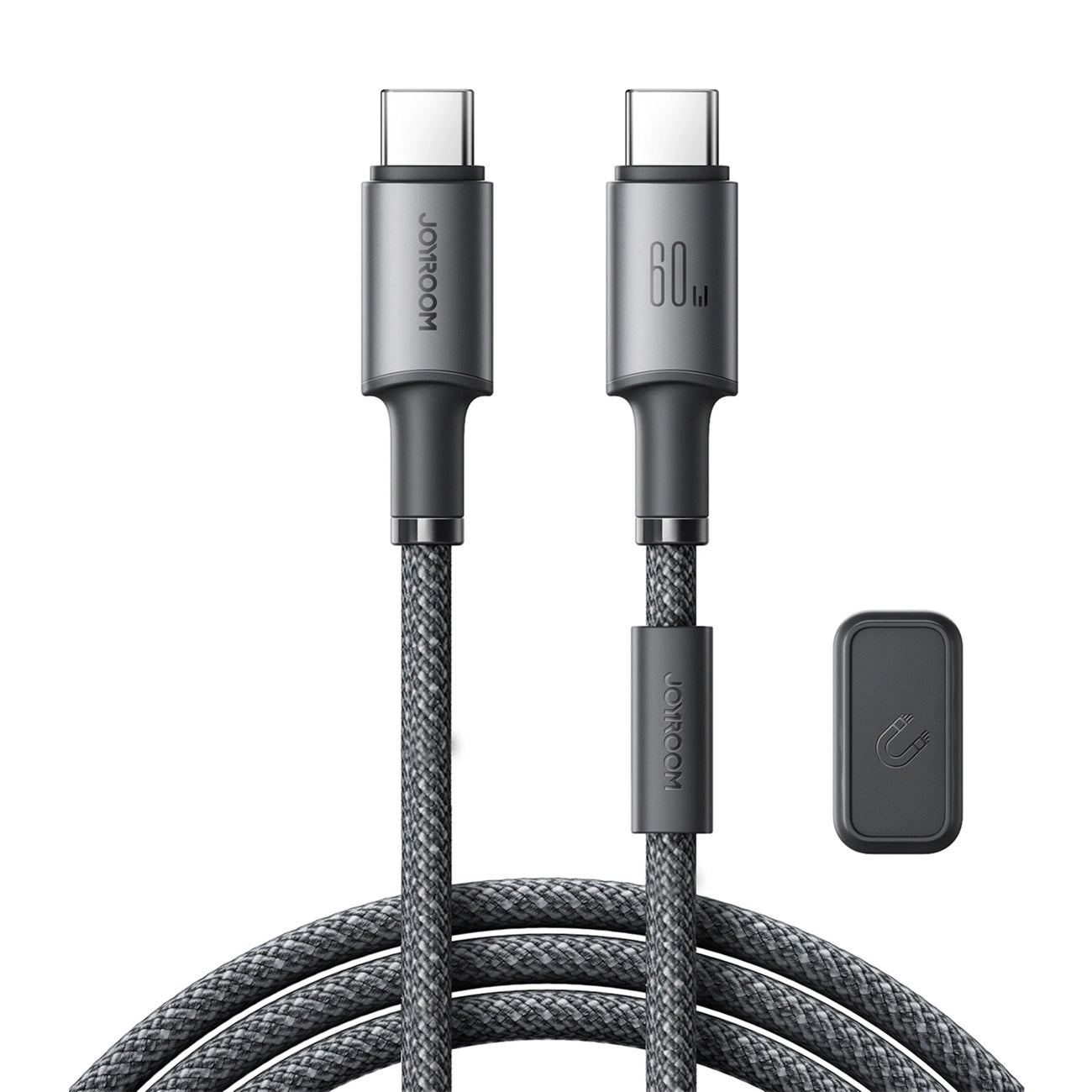 Joyroom S-A50 Unlimited Series 60W USB-C - USB-C Cable with Magnetic Organizer 1.2m - Gray_0