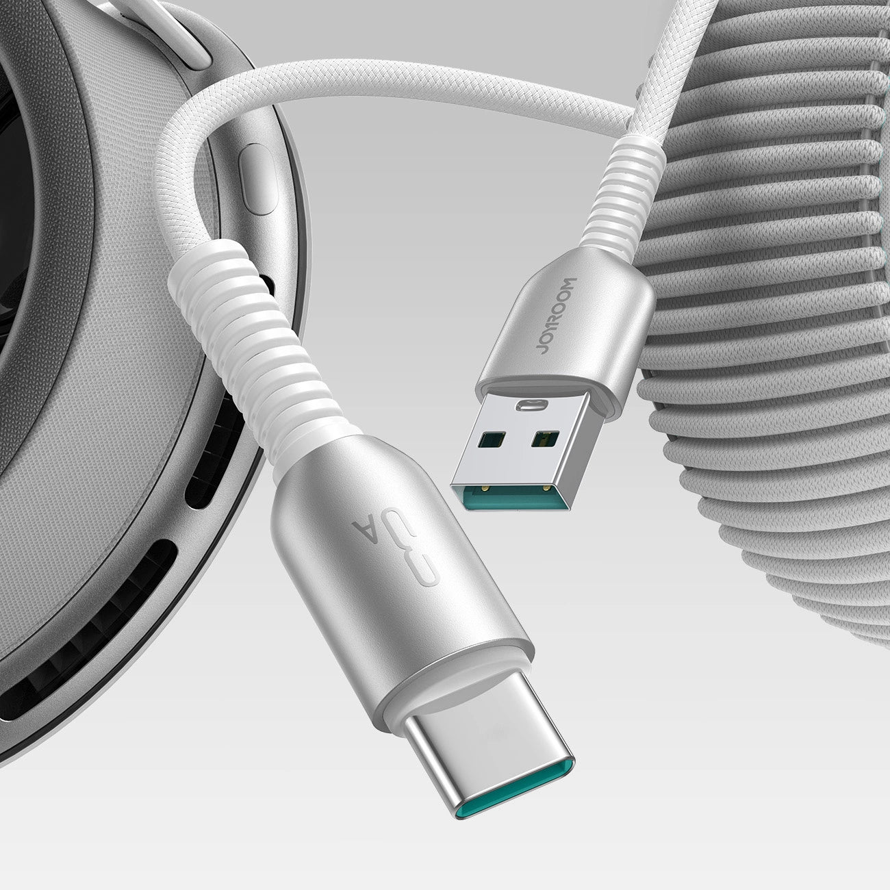 Joyroom S-A51 Cutting-Edge Series 3A USB-A - USB-C cable 1.2m - gray_14