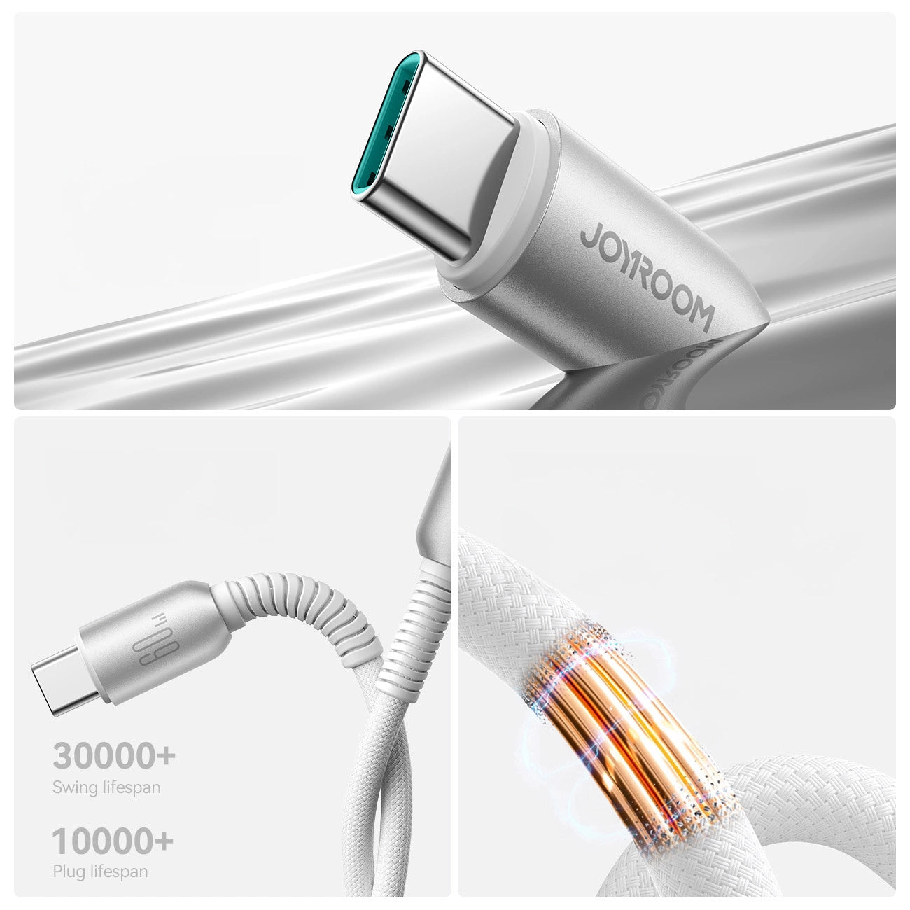 Joyroom S-A51 Cutting-Edge Series 60W USB-C - USB-C cable 1.2m - gray_17