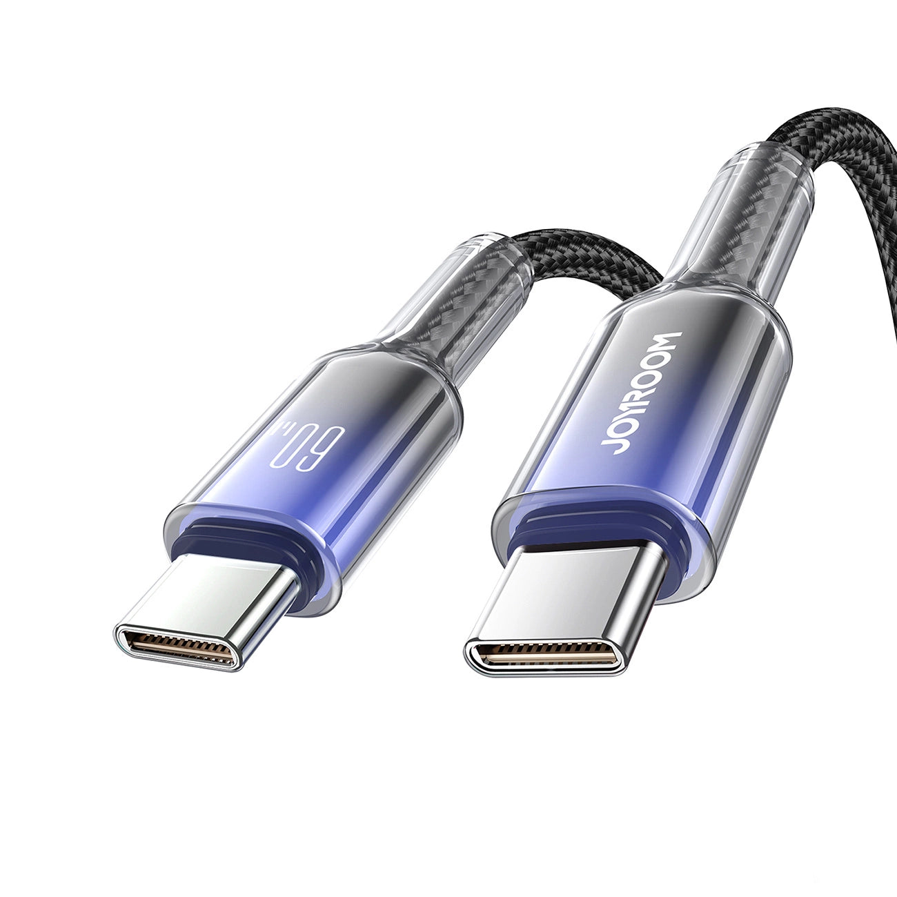 Joyroom S-A42 Crystal-Clear Series 60W USB-C - USB-C cable 1.2m - black_2