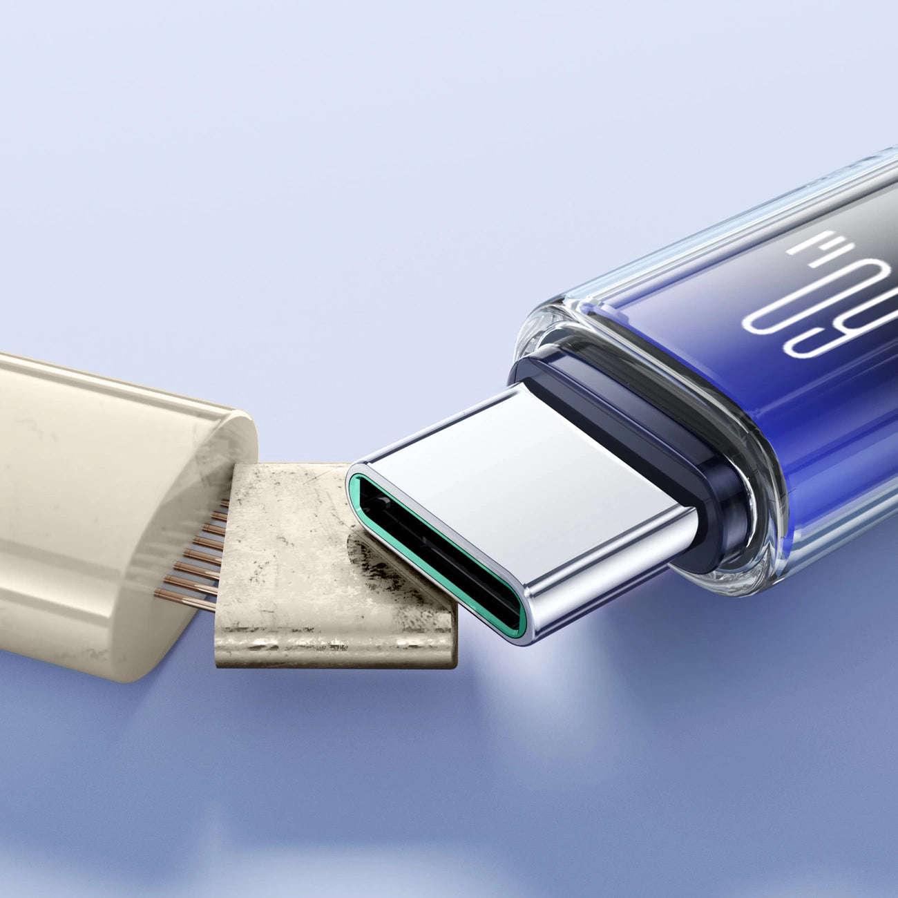 Joyroom S-A42 Crystal-Clear Series 60W USB-C - USB-C cable 1.2m - black_17