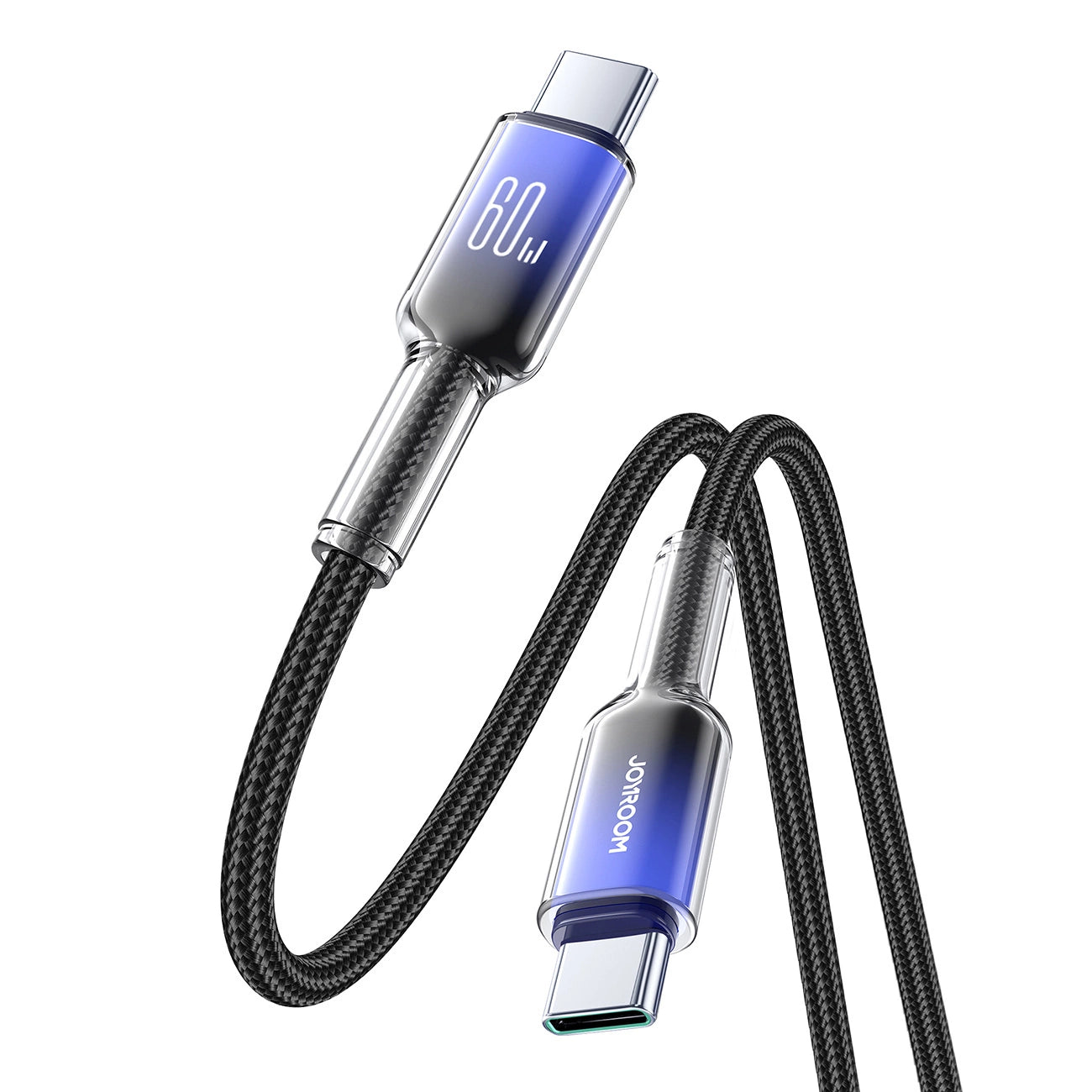 Joyroom S-A42 Crystal-Clear Series 60W USB-C - USB-C cable 1.2m - black_4