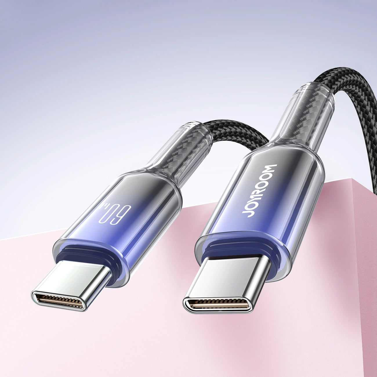 Joyroom S-A42 Crystal-Clear Series 60W USB-C - USB-C cable 1.2m - black_12