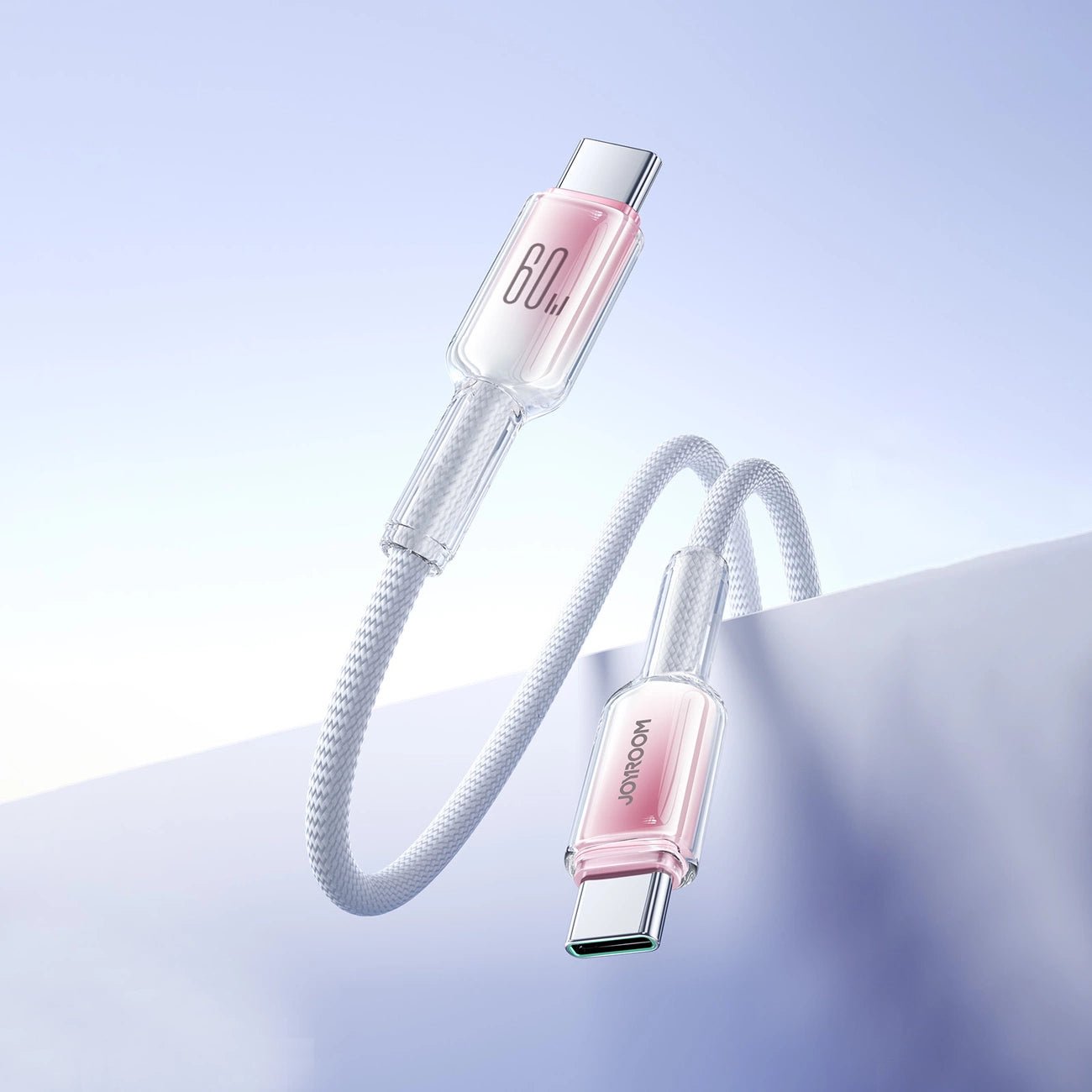 Joyroom S-A42 Crystal-Clear Series 60W USB-C - USB-C cable 1.2m - white_13