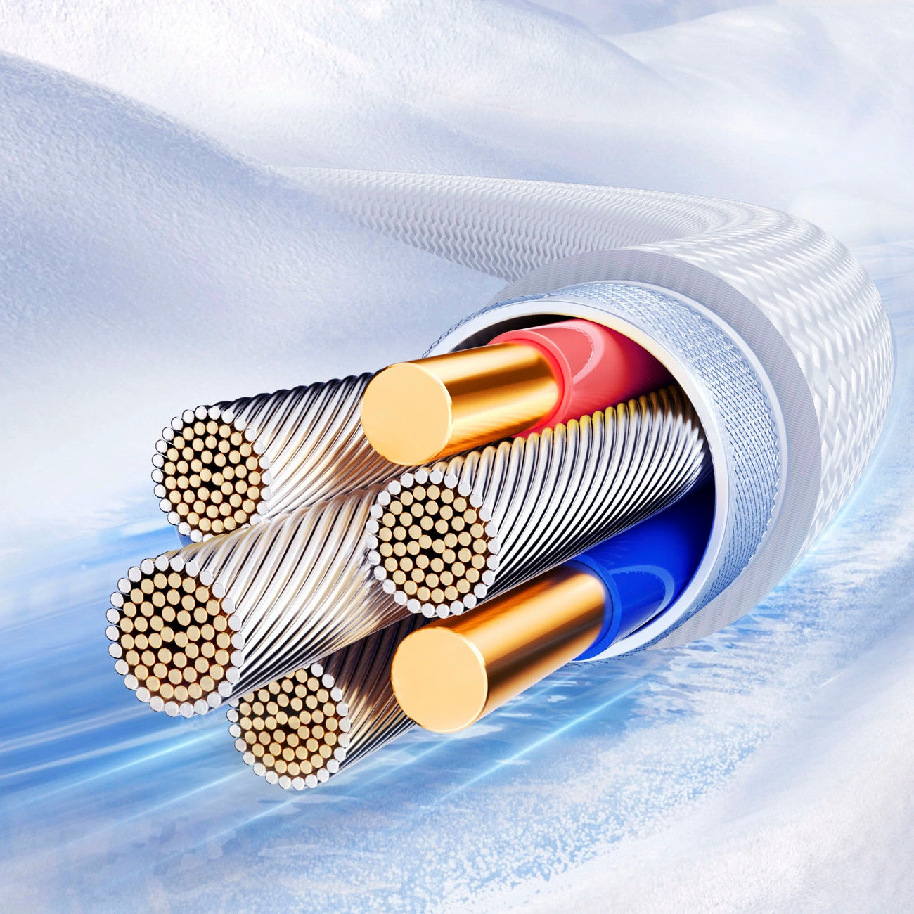 Joyroom S-A42 Crystal-Clear Series 60W USB-C - USB-C cable 1.2m - white_15