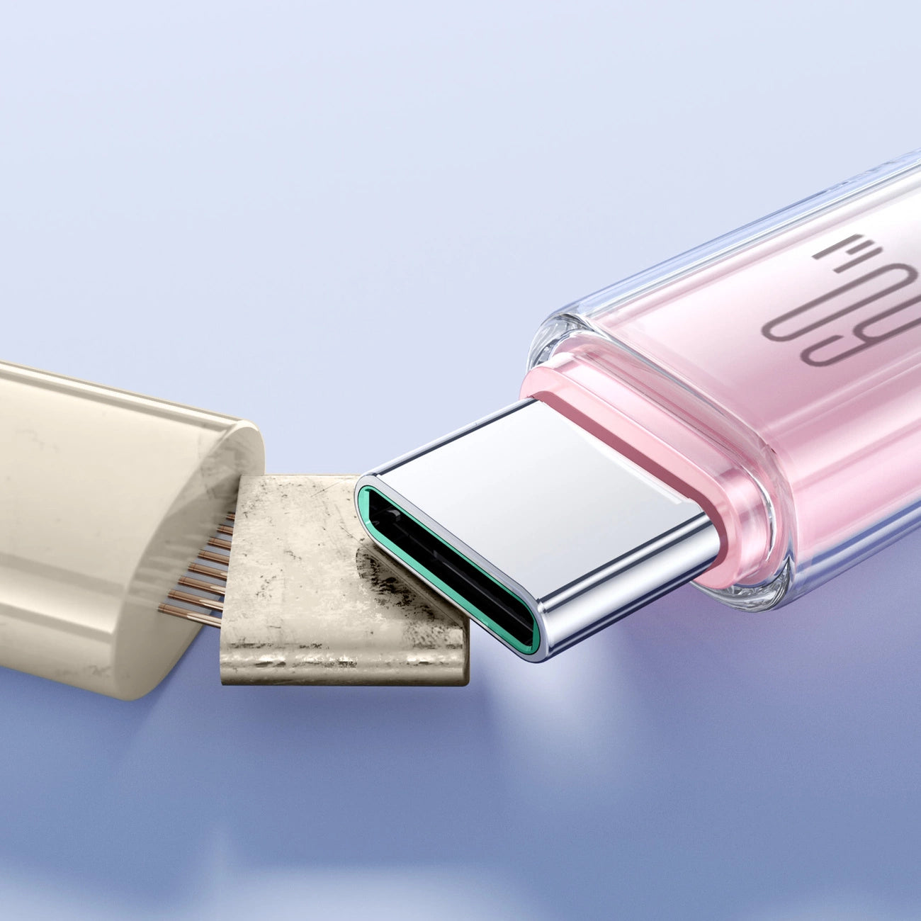 Joyroom S-A42 Crystal-Clear Series 60W USB-C - USB-C cable 1.2m - white_17