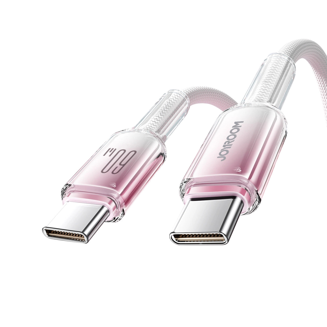 Joyroom S-A42 Crystal-Clear Series 60W USB-C - USB-C cable 1.2m - white_2