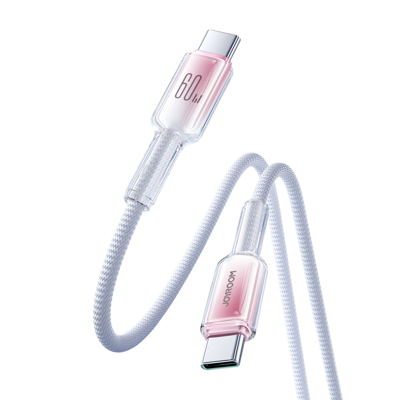 Joyroom S-A42 Crystal-Clear Series 60W USB-C - USB-C cable 1.2m - white_4
