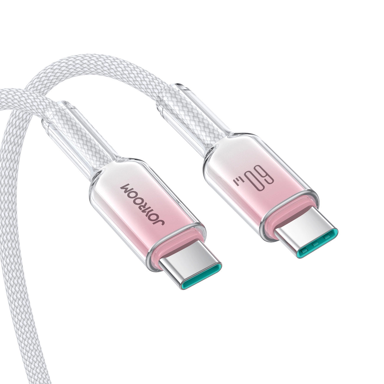 Joyroom S-A42 Crystal-Clear Series 60W USB-C - USB-C cable 1.2m - white_10