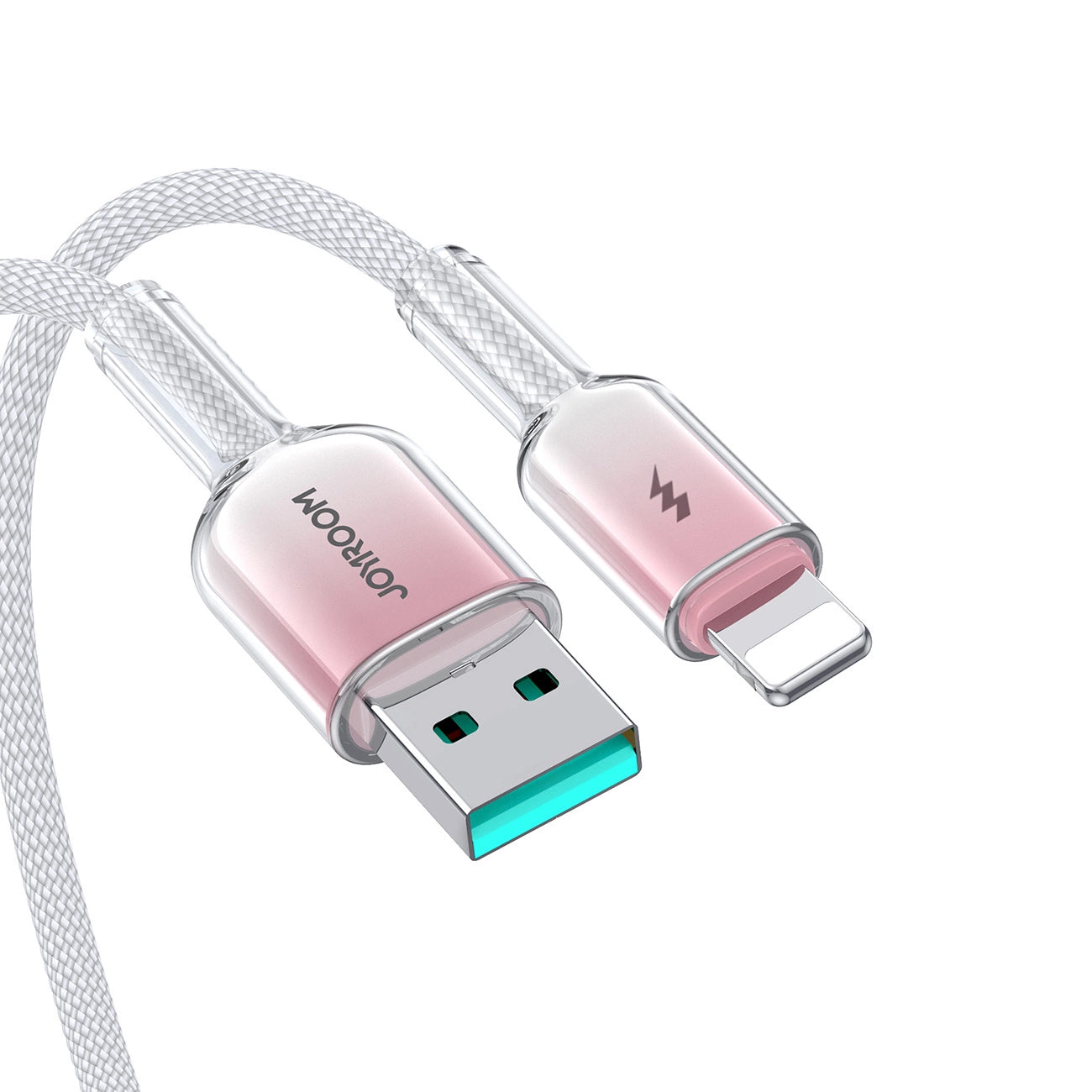 Joyroom S-A42 Crystal-Clear Series 3A USB-A - Lightning cable 1.2m - white_10