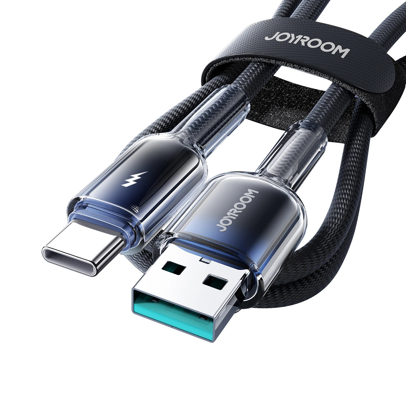 Joyroom S-A42 Crystal-Clear Series 3A USB-A - USB-C cable 1.2m - black_8