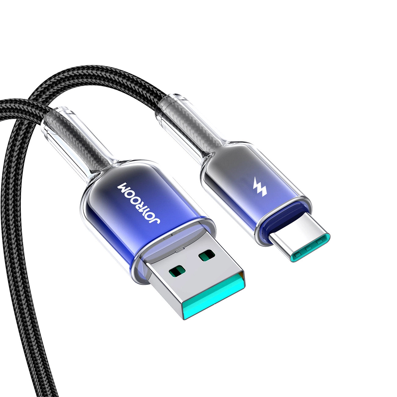Joyroom S-A42 Crystal-Clear Series 3A USB-A - USB-C cable 1.2m - black_10